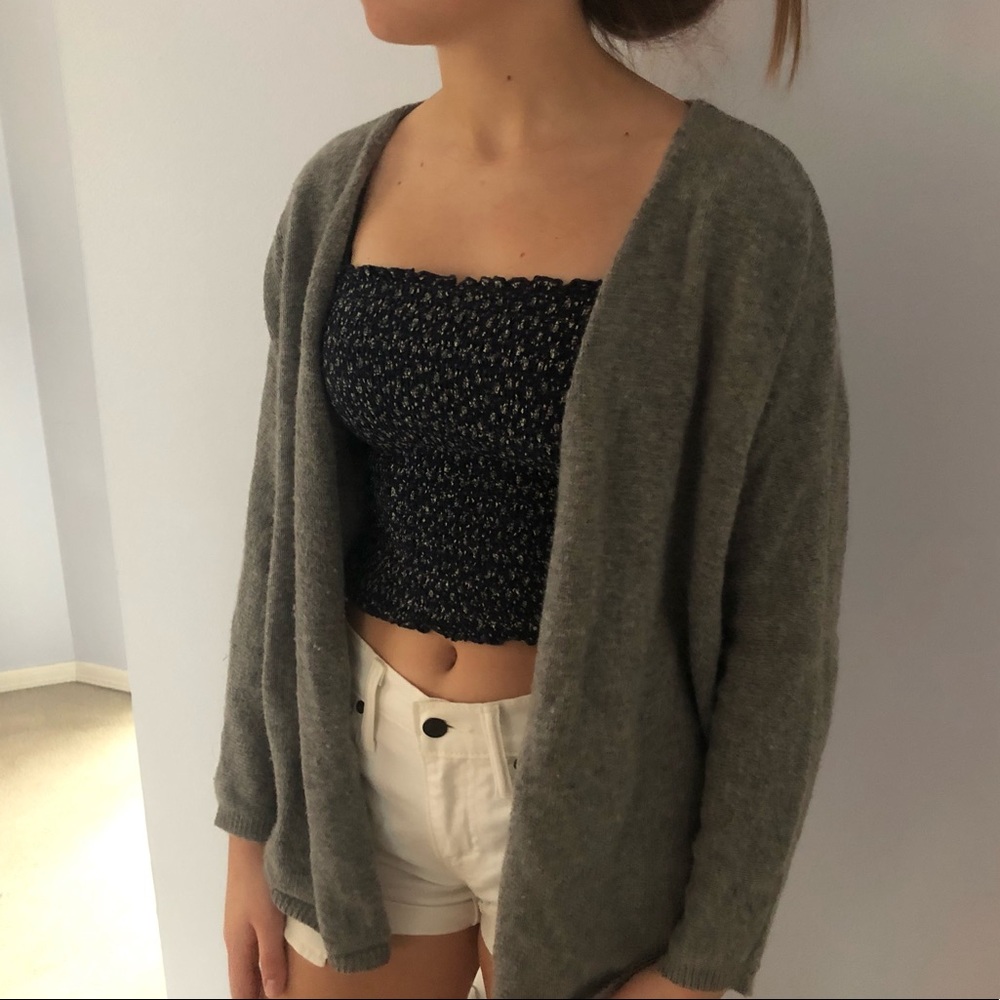 Brandy Melville Grey Cardigan